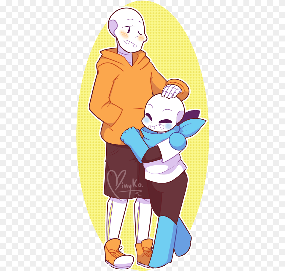 Cute Underswap Sans And Papyrus, Baby, Person, Face, Head Free Transparent Png