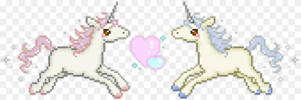 Cute Unicorn Love Tumblr Blue Pixel Unicorn, People, Person Png