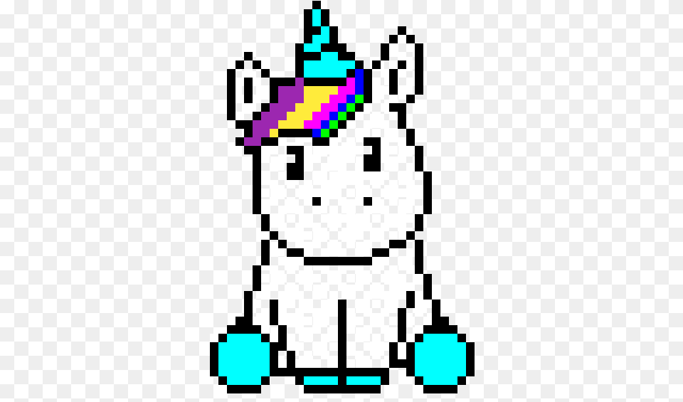 Cute Unicorn Unicorn Color By Number, Qr Code Free Png