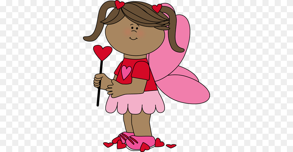 Cute Valentines Day Fairy Places To Visit, Food, Sweets, Baby, Person Png Image