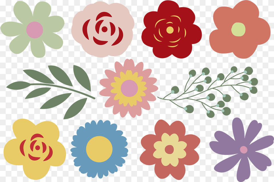 Cute Vector Flower Design, Art, Floral Design, Graphics, Pattern Png