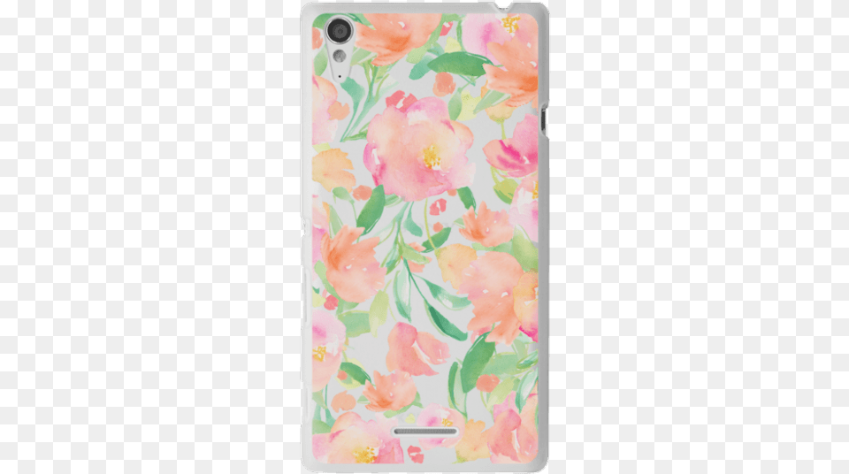 Cute Watercolor Flower Iphone Case Floral Design, Art, Floral Design, Graphics, Pattern Free Png