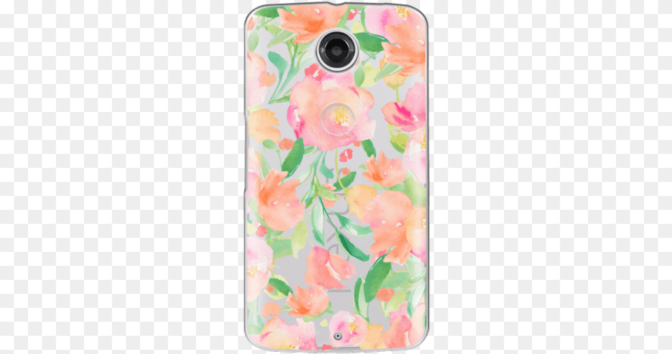 Cute Watercolor Flower Iphone Case Hybrid Tea Rose, Art, Floral Design, Graphics, Pattern Free Png Download