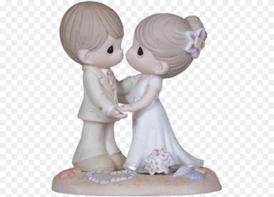 Cute Wedding Figurines Precious Moments New Wedding Figurines, Figurine, Baby, Person, Face Free Transparent Png
