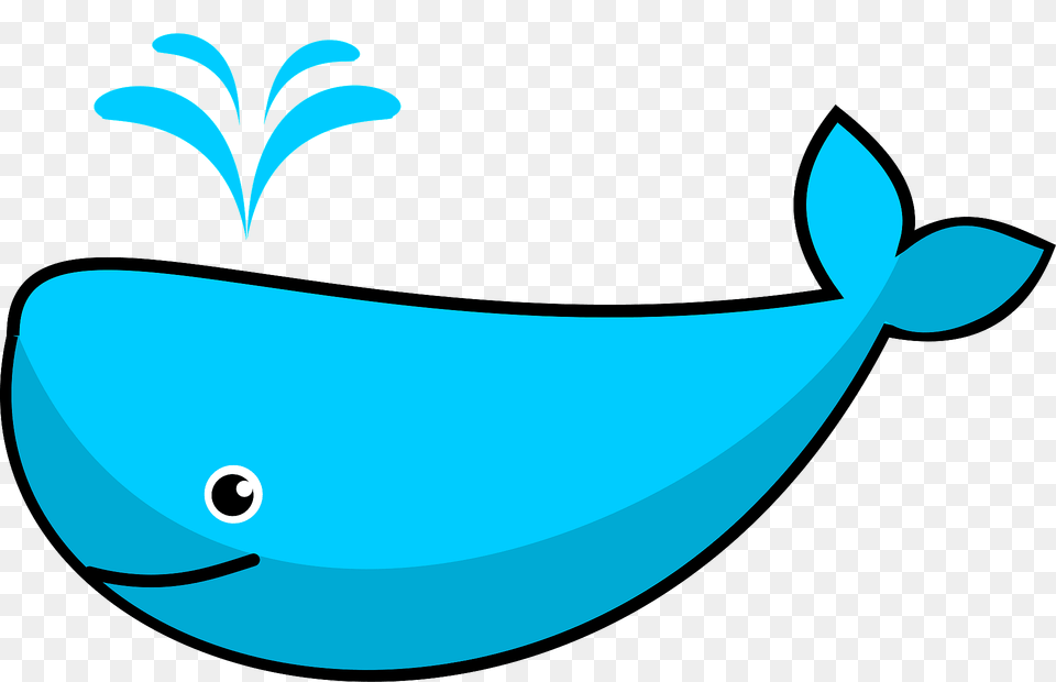 Cute Whale Clipart, Animal, Sea Life, Mammal, Beluga Whale Free Png