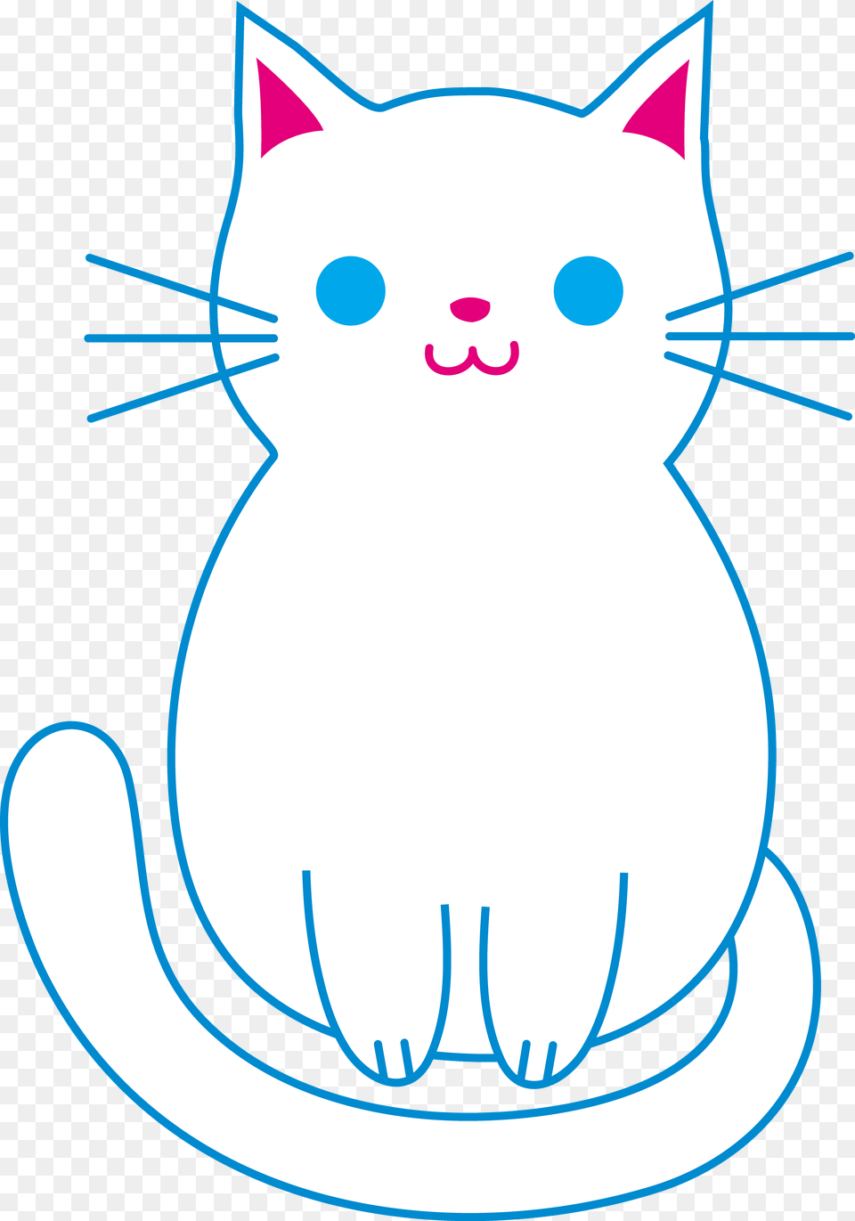 Cute White Cat, Animal, Mammal, Pet, Baby Free Png Download