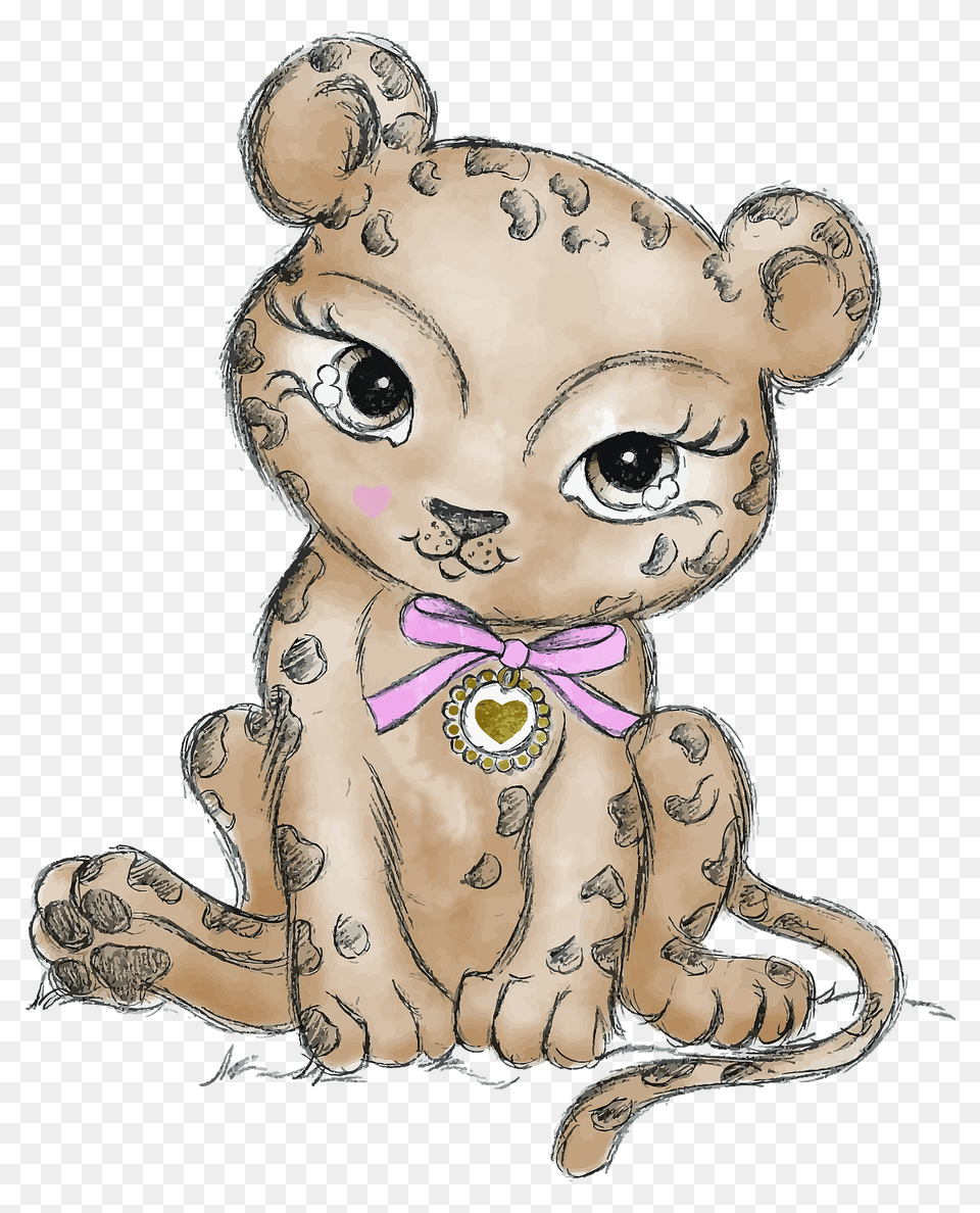 Cute Wild Cat Clipart, Baby, Person, Face, Head Free Transparent Png