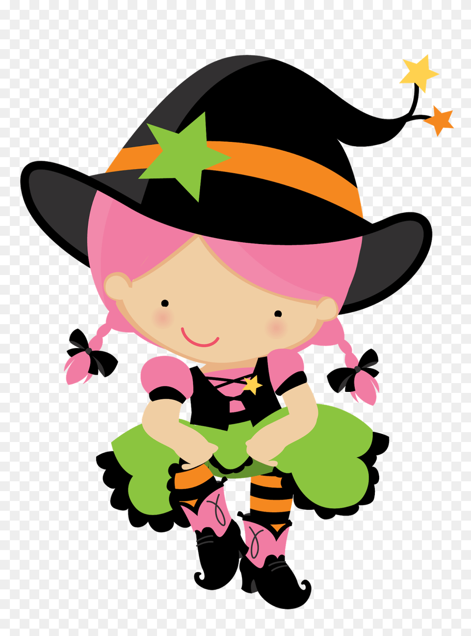 Cute Witch Clip Art, Baby, Person, Face, Head Free Transparent Png