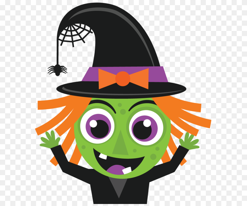 Cute Witch Face Clipart, Baby, Person, Performer, Head Free Transparent Png