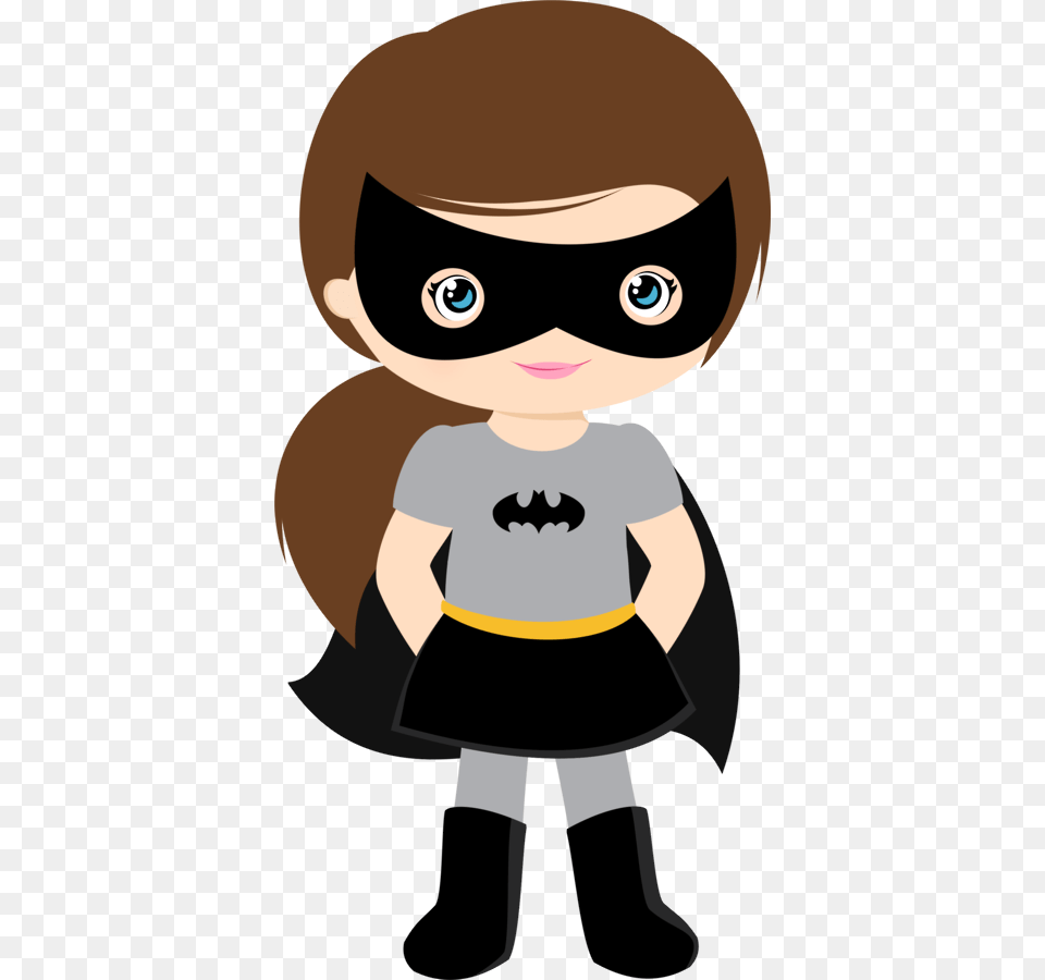 Cute Wonder Woman Baby Clipart Super Heroes Animados Mujeres, Person, Face, Head, Cartoon Free Png