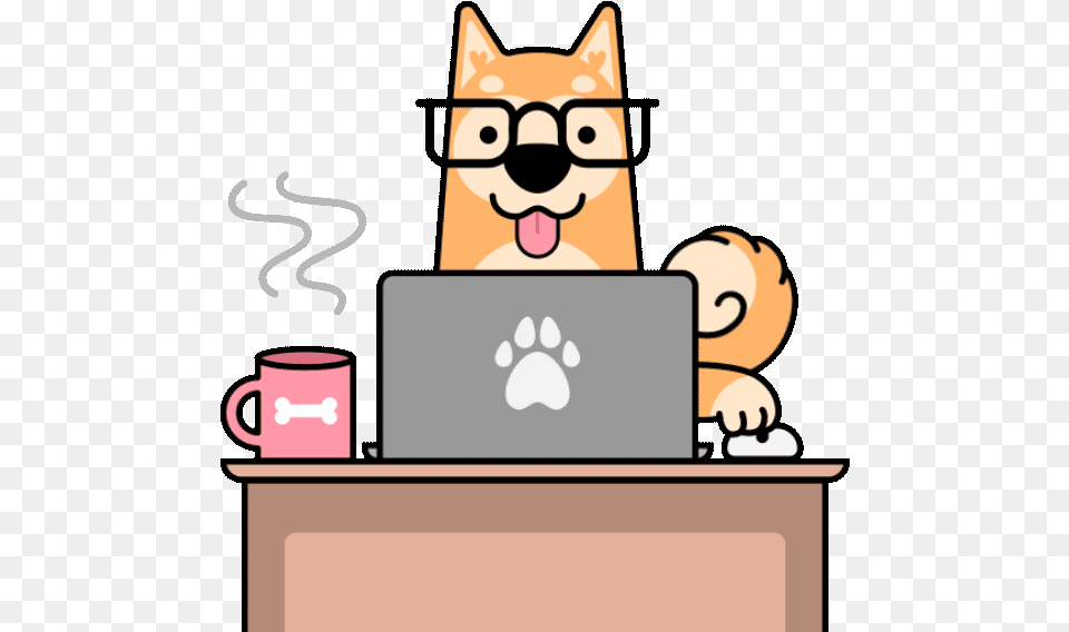 Cute Working Gif, Laptop, Pc, Computer, Electronics Png
