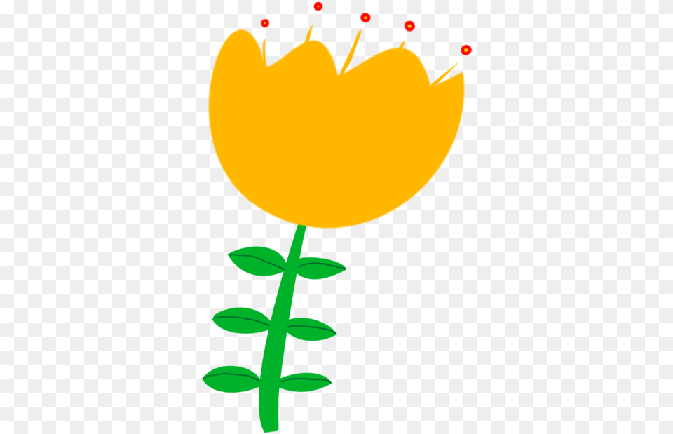Cute Yellow Flower Cute Flower Drawing, Anther, Petal, Plant, Astronomy Png