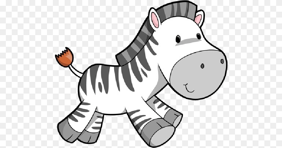 Cute Zebra Clipart, Animal, Mammal, Pig Free Transparent Png