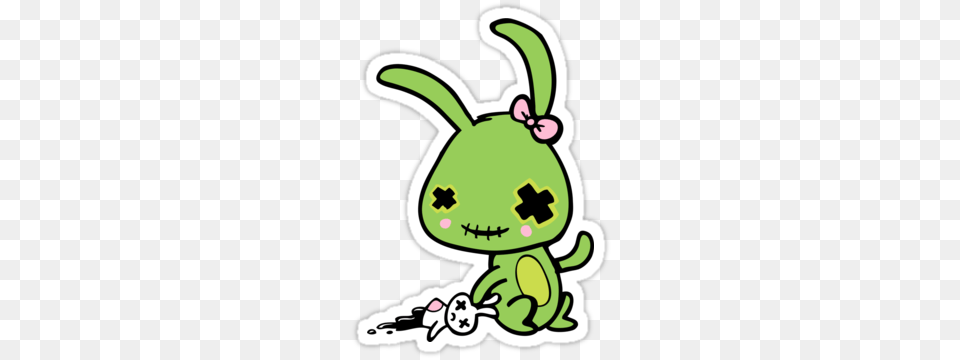 Cute Zombie Bunny Zombie Apocalypse In Cute Zombie, Dynamite, Weapon, Animal Png Image