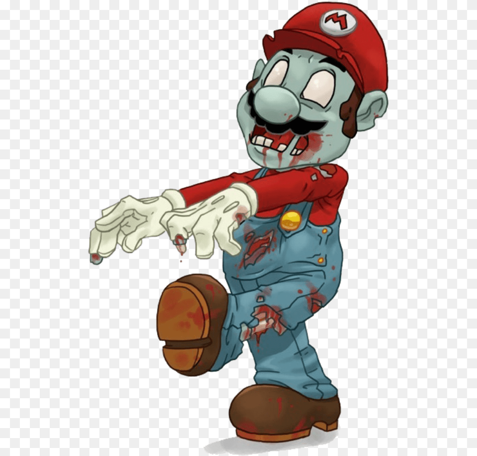 Cute Zombie Clipart Mario Bros Zombie, Baby, Person, Face, Head Free Png