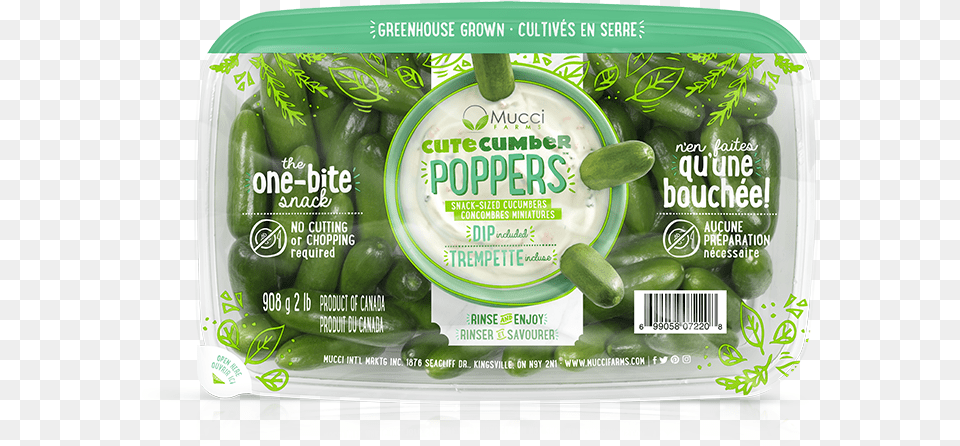 Cutecumber Poppers 2lb Mucci Farms Cutecumber Poppers, Birthday Cake, Food, Dessert, Cream Png Image