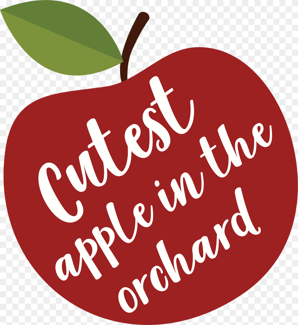 Cutest Apple In The Orchard Svg Cut File Prohibido Fumar, Food, Fruit, Plant, Produce Png Image