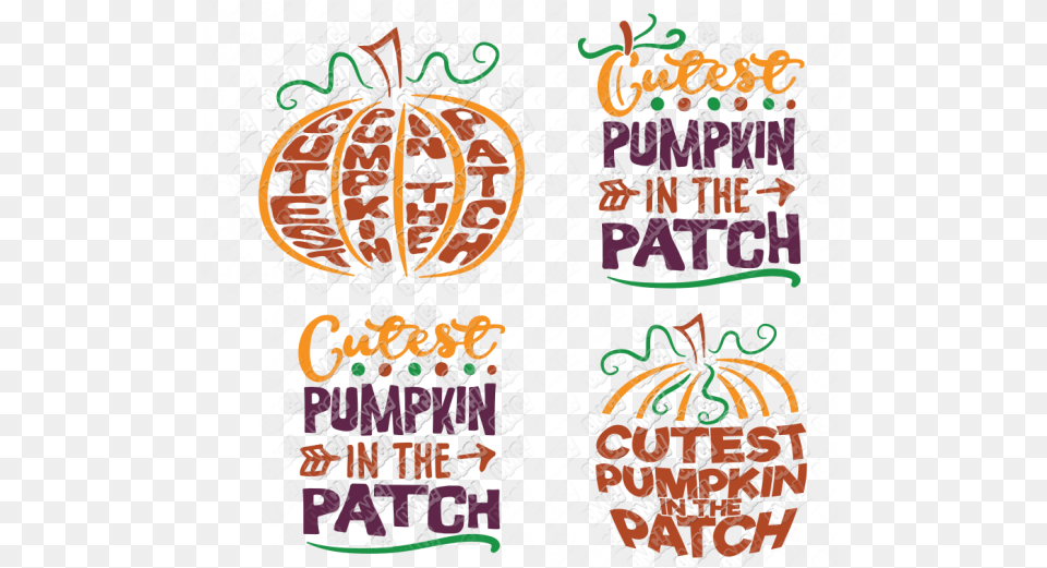 Cutest Pumpkin In The Patch Svg In Svg Dxf Eps Cutest Pumpkin In The Patch, Pattern, Accessories, Text Png Image