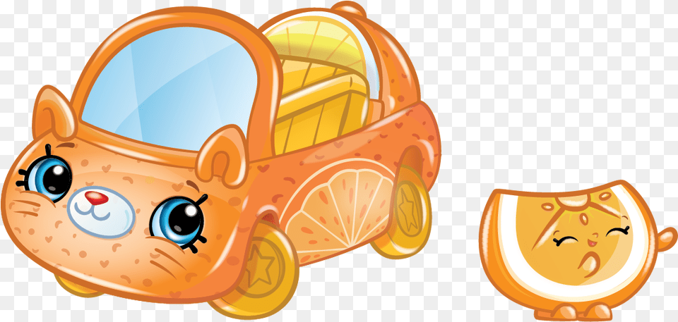 Cutie Cars Characters Orange Rush Shopkins Picture Orange Rush Cutie Car, Furniture, Bulldozer, Machine, Bed Free Png