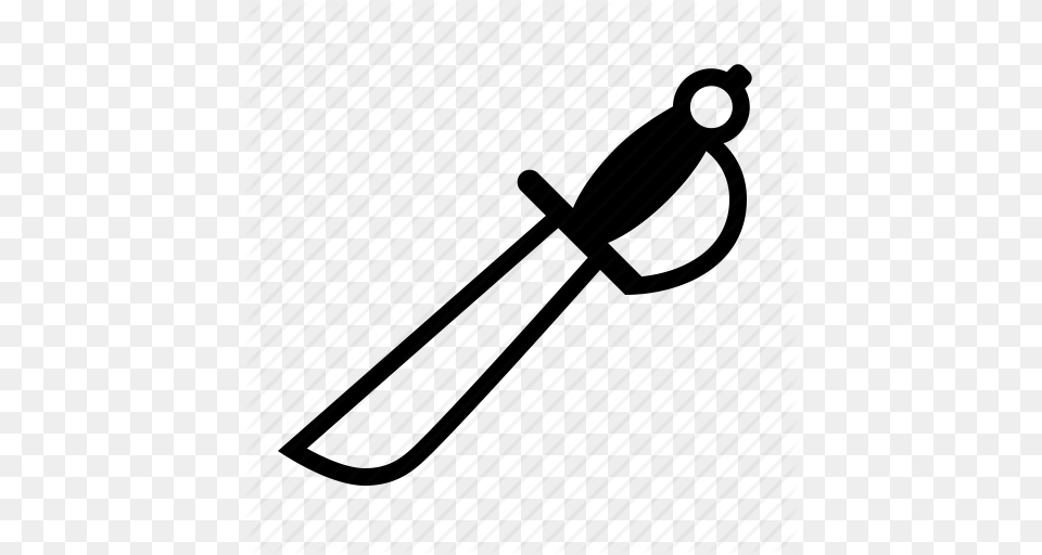 Cutlass Pirate Pirates Sword Weapon Icon, Cutlery, Blade, Dagger, Knife Free Png