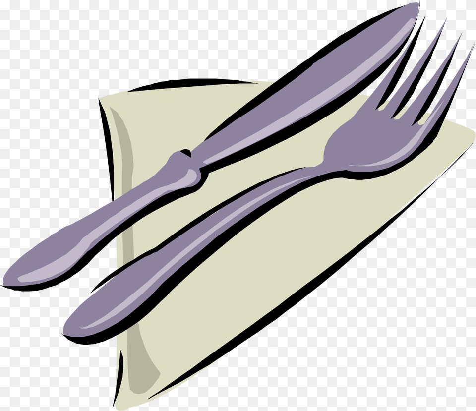 Cutlery Clipart Table Napkin Cartoon Knife And Fork Clipart, Blade, Dagger, Weapon, Spoon Free Transparent Png