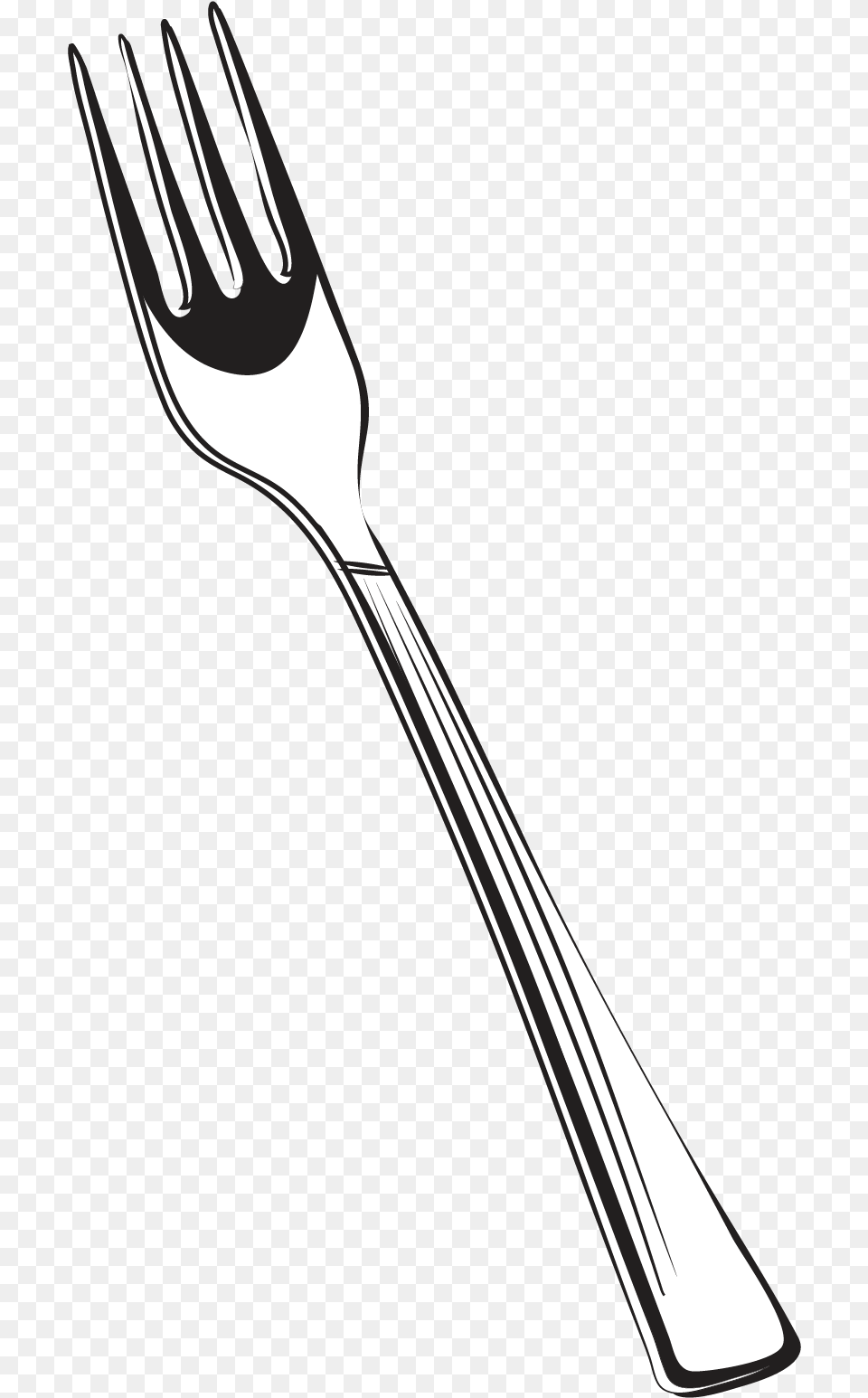 Cutlery Konfest Line Art, Fork Free Png Download