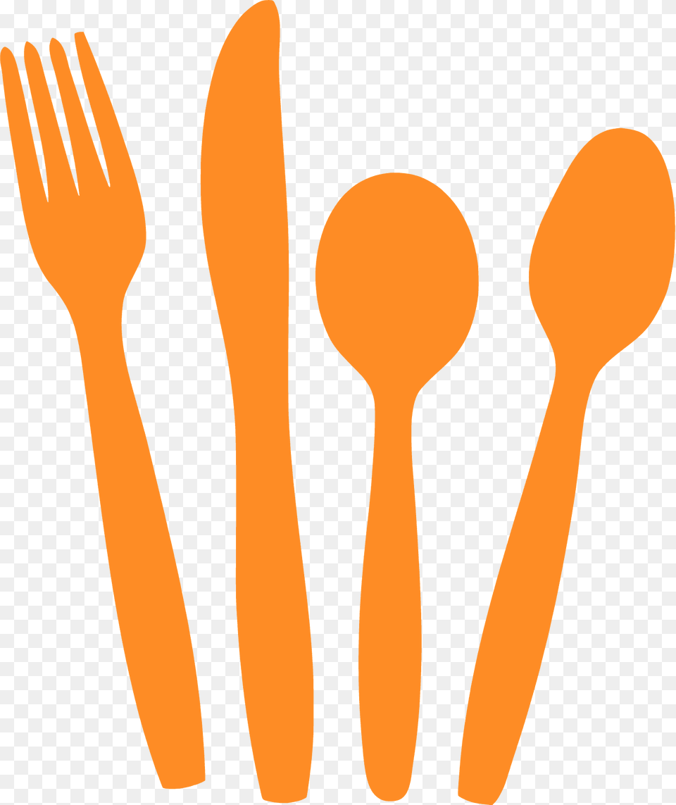 Cutlery Silhouette, Fork, Spoon Free Png Download
