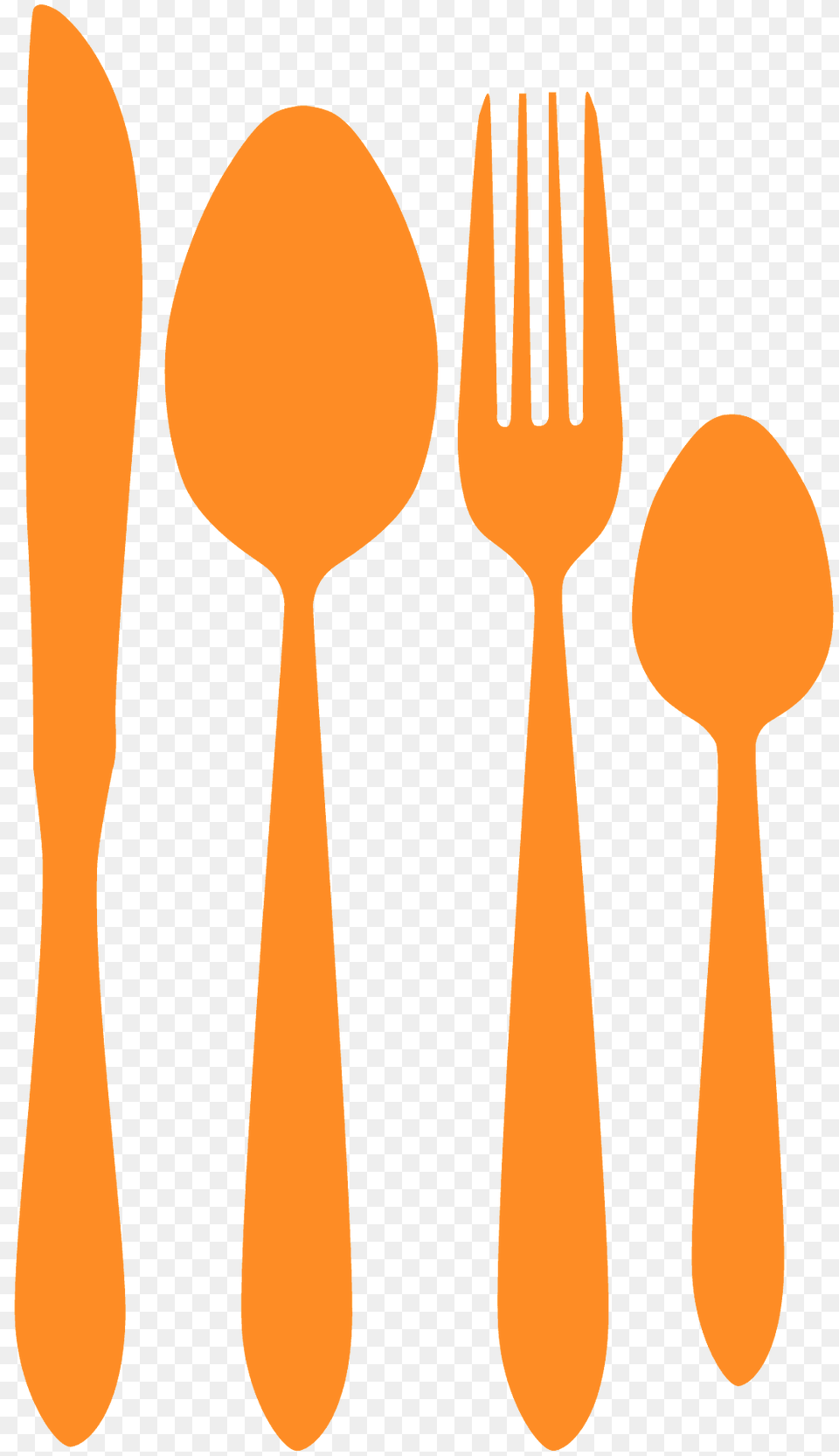 Cutlery Silhouette, Fork, Spoon Free Png Download