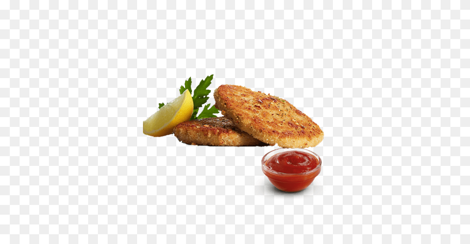 Cutlet, Food, Ketchup, Lunch, Meal Png