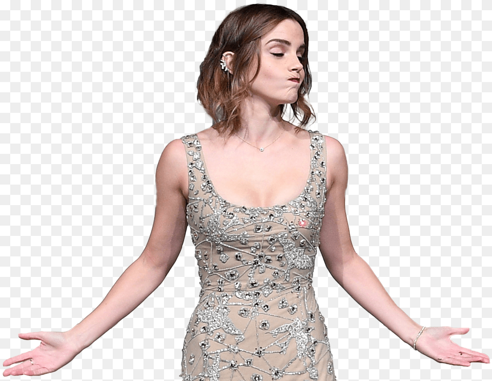 Cutout Emma Watson Background, Adult, Person, Gown, Formal Wear Png Image