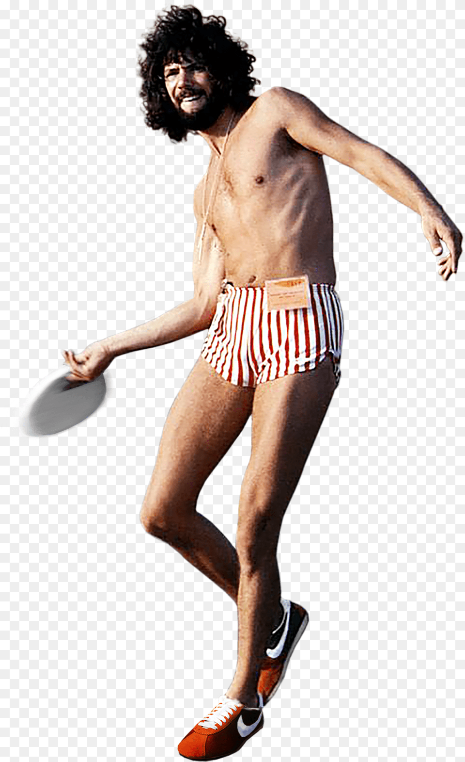 Cutout Man Frisbee People Render Fun, Adult, Shorts, Person, Male Free Png