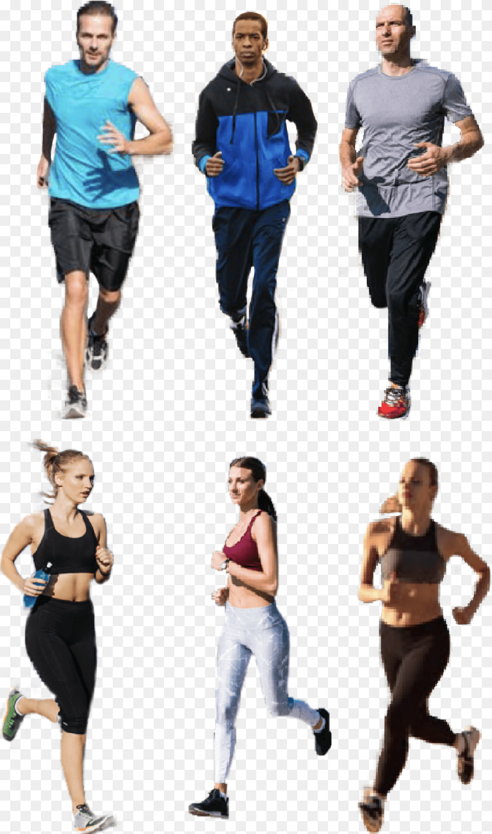 Cutout People Jogging, Adult, Shorts, Person, Woman Png