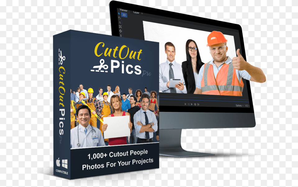 Cutout Pics Pro Review Banner, Computer Hardware, Hardware, Screen, Monitor Free Transparent Png