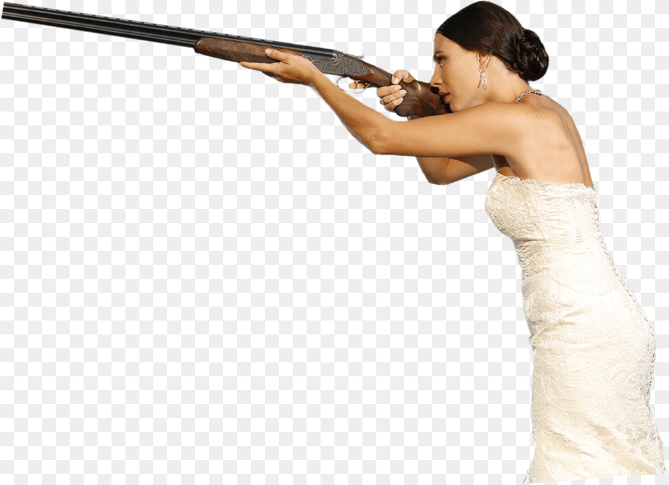 Cutout Shoot Rifle, Gun, Weapon, Clothing, Dress Png