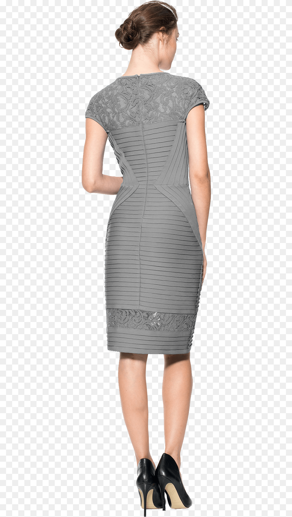 Cutout Woman Gray 20 Back Cut Out People People Woman Back, Adult, Shoe, Person, High Heel Png