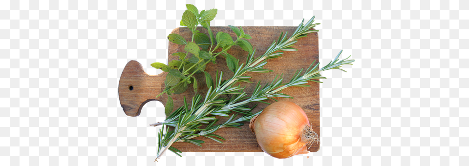 Cutting Board Herbs, Plant, Food, Produce Png