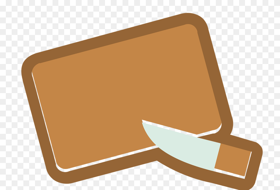 Cutting Board Knife Clipart, Blackboard Free Png
