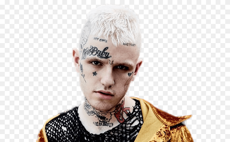 Cutting Out Lil Peep Lil Peep Fake Death, Tattoo, Skin, Portrait, Photography Free Png