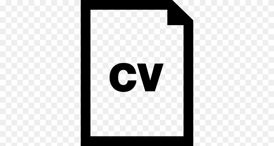 Cv, Sign, Symbol, Text, Number Free Png Download