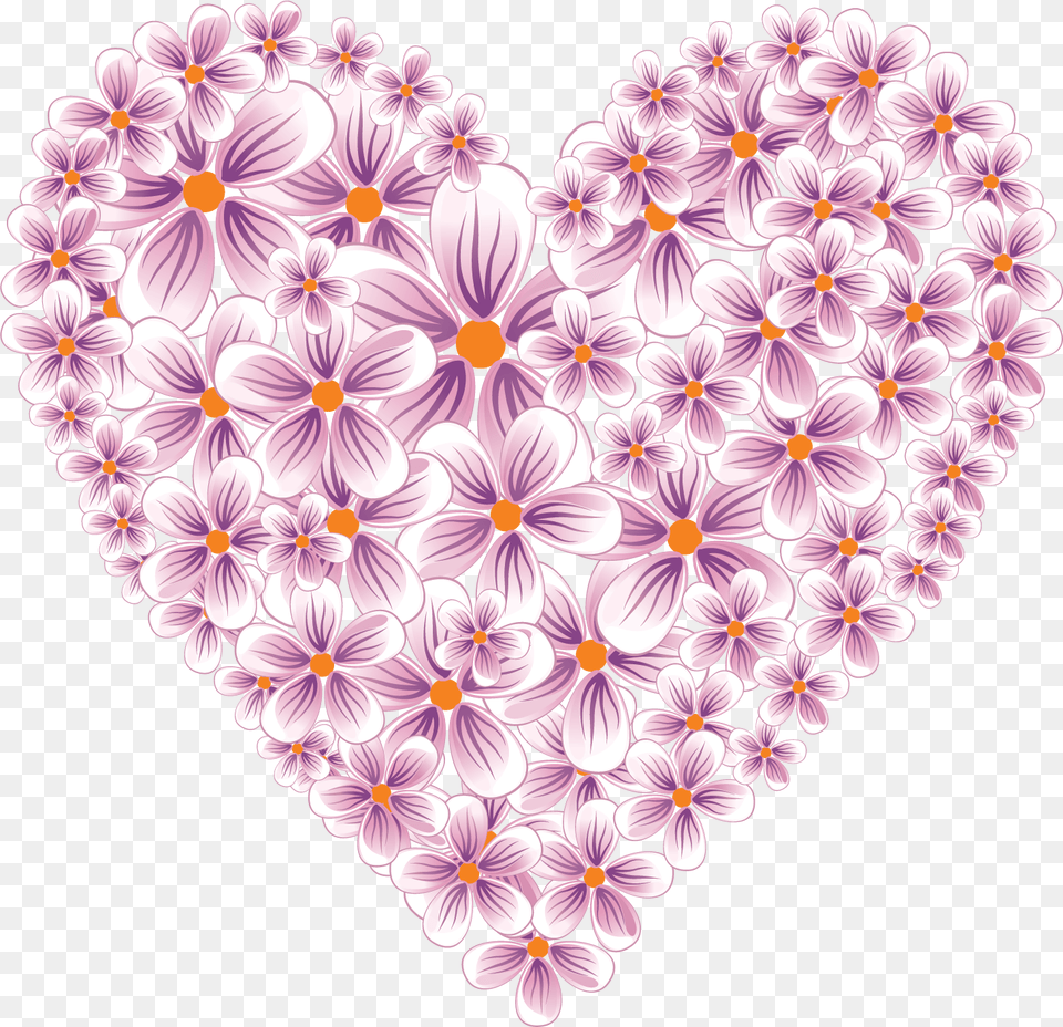 Cvetnie Kartinki Na Den Svyatogo Valentina, Pattern, Heart, Dahlia, Flower Png Image