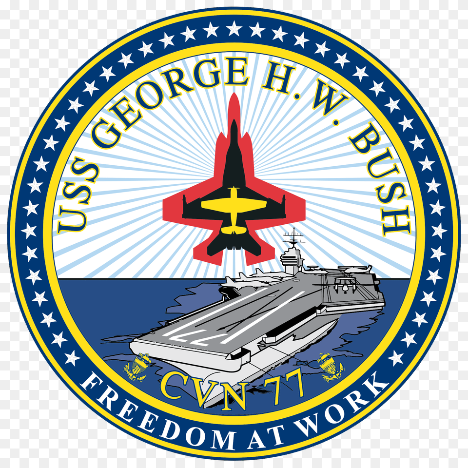 Cvn Insignia, Military, Logo, Navy, Aircraft Carrier Png Image