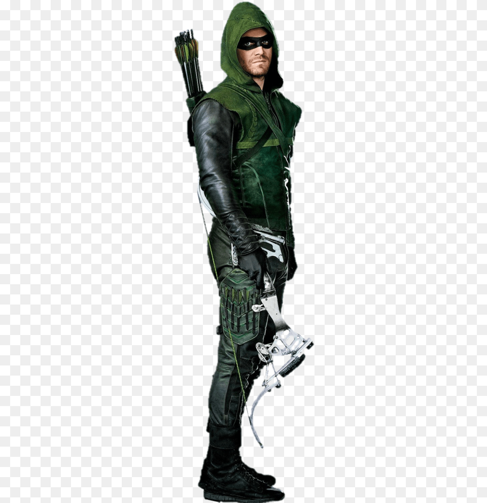 Cw Arrow Green Arrow Dc, Adult, Clothing, Person, Costume Free Png Download