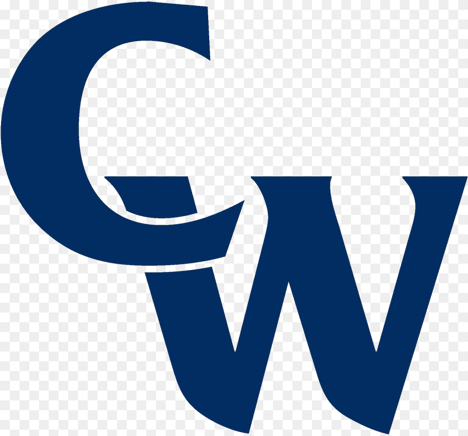 Cw Logo Conrad Weiser High School Logo Transparent Conrad Weiser Scouts Football, Person, Text Png