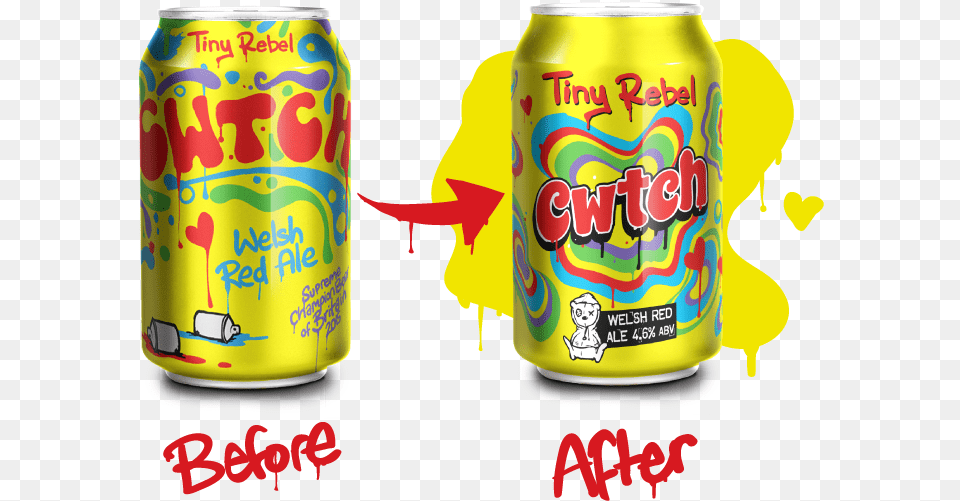 Cwtch Beer, Can, Tin, Beverage, Soda Png Image