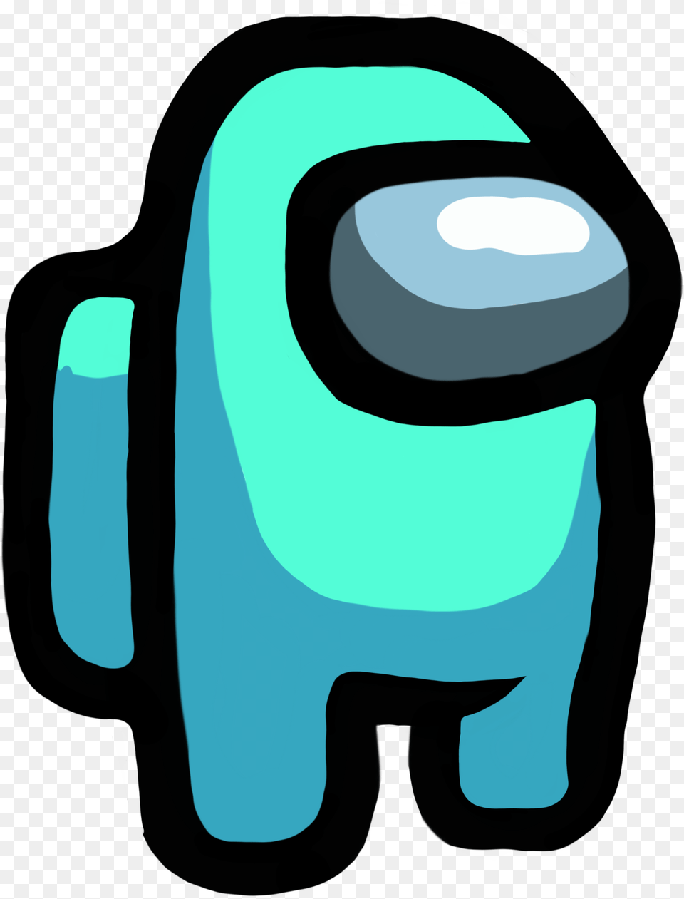 Cyan Among Us In 2020 Cyan Among Us Transparent, Smoke Pipe Png Image