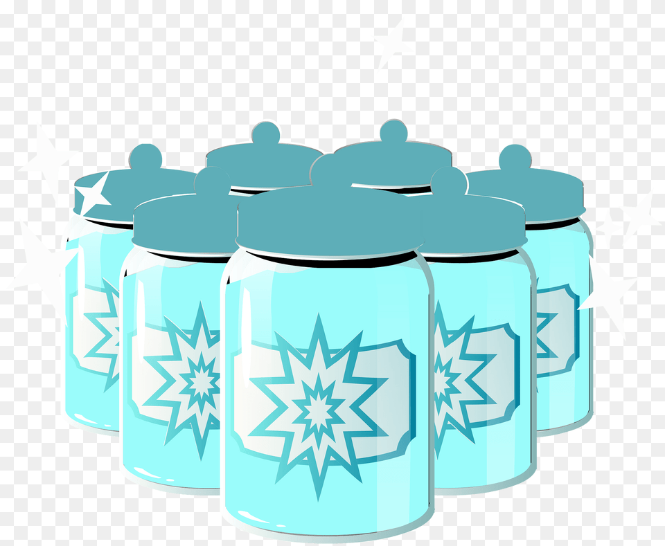 Cyan Bottles Clipart, Jar, Symbol Free Transparent Png