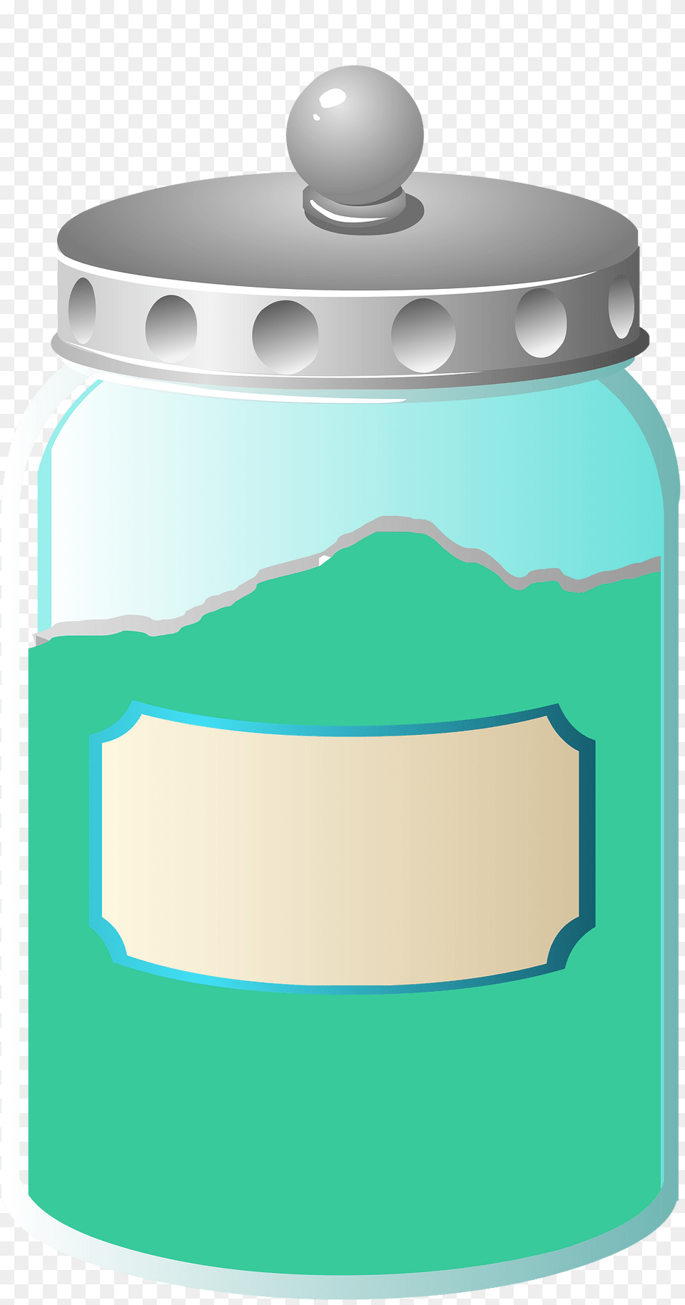 Cyan Jar Clipart Free Png