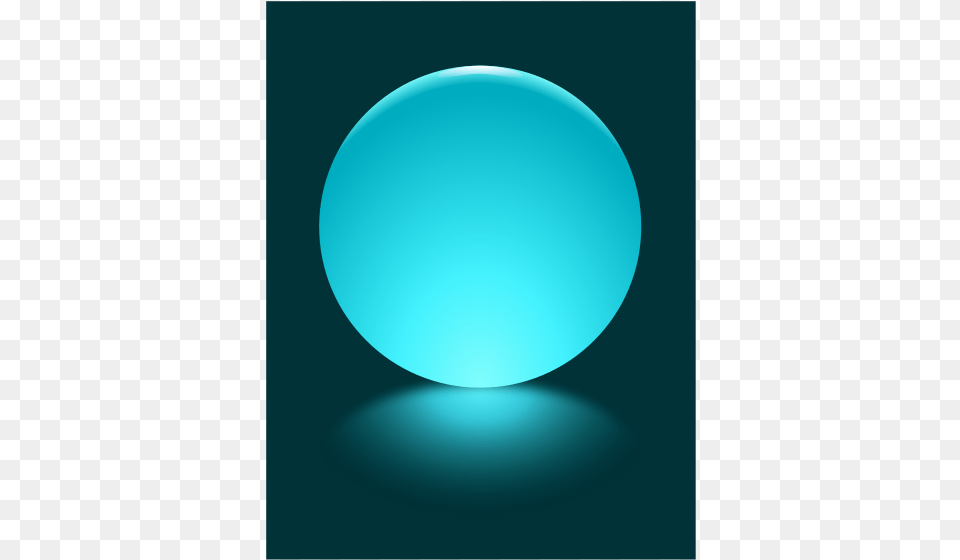 Cyan Sphere Blurred Reflection Circle, Turquoise, Astronomy, Moon, Nature Free Transparent Png