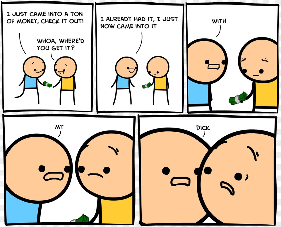 Cyanide And Happiness With My Dick, Book, Comics, Publication, Baby Free Png Download