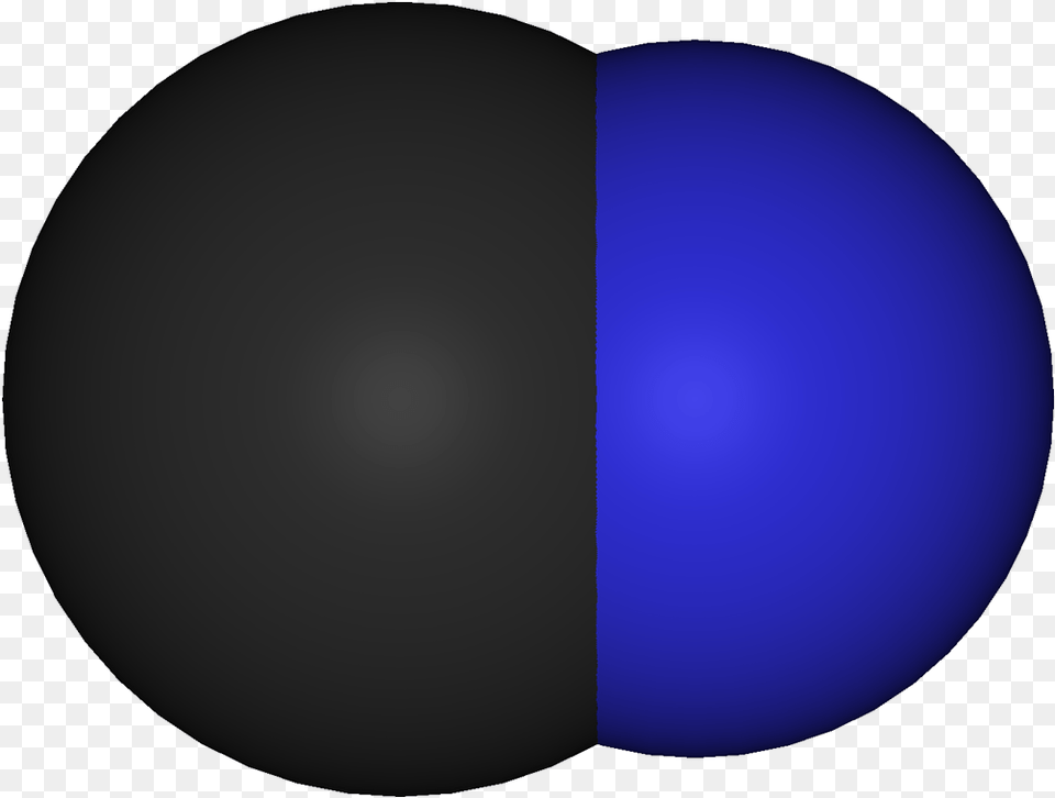 Cyanide Ion 3d Vdw Cyanide Compound, Sphere, Disk Free Png